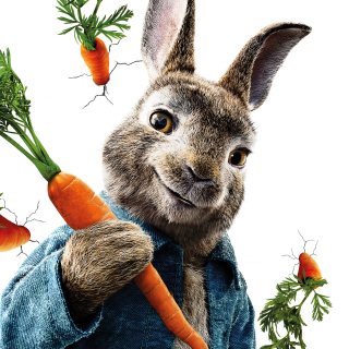 Картинка Peter Rabbit 2018 для телефона и на рабочий стол iPad