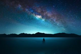 Обои Night Sky with Stars на телефон Huawei G525