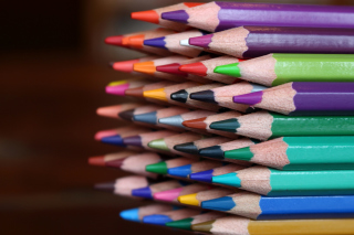 Картинка Crayola Colored Pencils на телефон Desktop Netbook 1366x768 HD