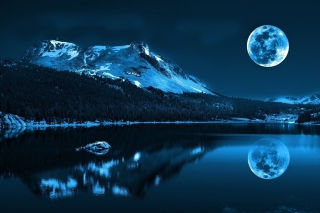 Обои Moonlight Night на Lenovo S890