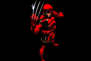 Обои Wolverine in Red Costume для телефона и на рабочий стол Xiaomi Redmi Note