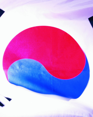 Обои South Korea Flag на 768x1280
