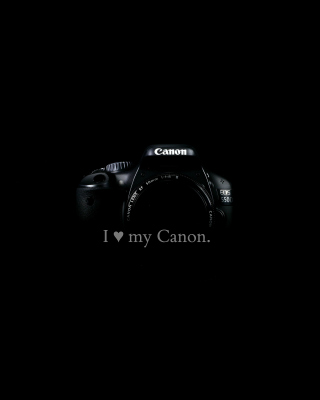 Обои I Love My Canon для телефона и на рабочий стол Samsung Muse