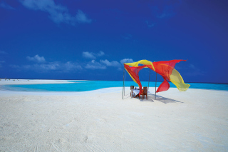 Обои White Harp Beach Hotel, Hulhumale, Maldives для Android