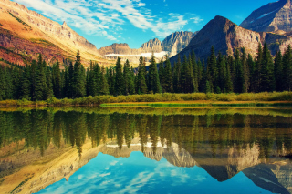 Обои Glacier National Park in Montana на телефон Samsung Galaxy