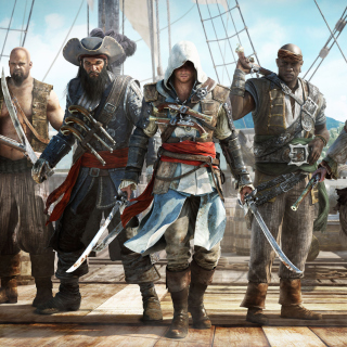 Картинка Assassins Creed IV Black Flag на телефон iPad