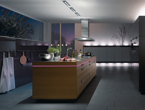 светодиодная подсветка на кухне