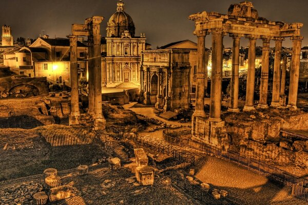 Рим руины