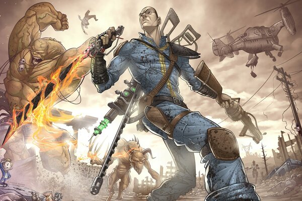Fallout 3 игры постер