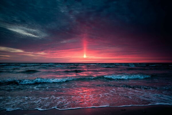 Закат sunset небо море