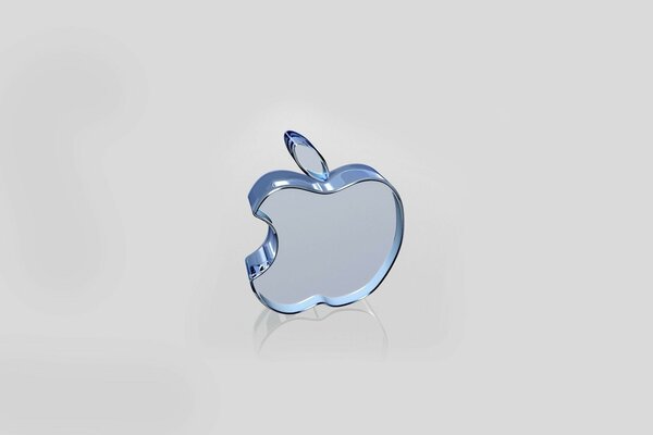 логотип стекло яблоко Apple