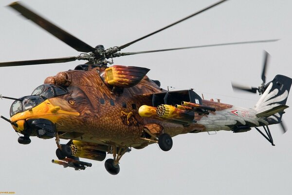 Авиация боевой вертолет