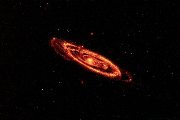 Горячая спиральная галактика