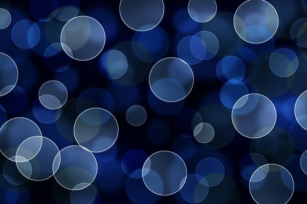 боке abstraction Абстракция краски круги узоры синий