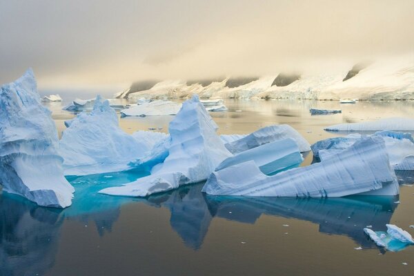 природа айсберг пейзаж море