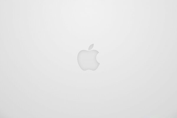 Apple, логотип белый