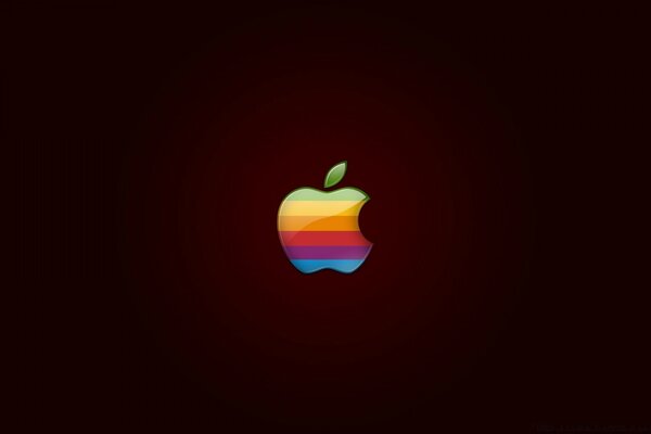 Apple, логотип красочные