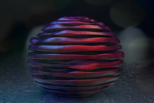 Сюрреалистическая 3D сфера