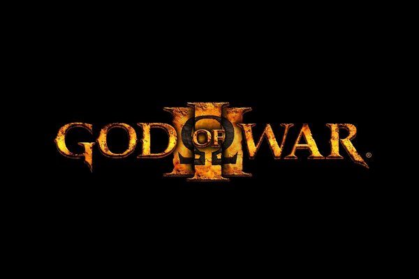 Бог войны 3 логотипом