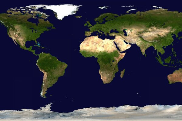 Карта Чистый мир