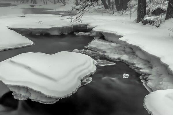 Лед сердца река