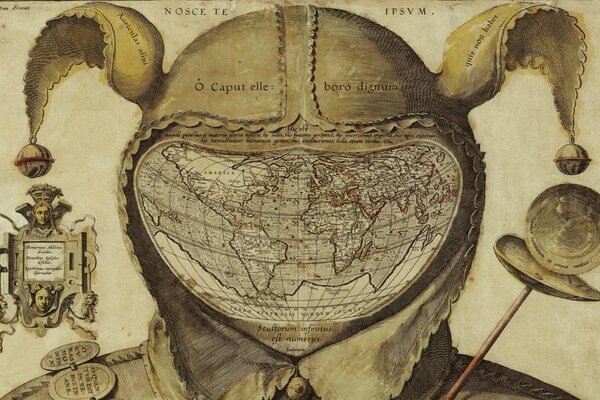 Крышка карту Дурака мира