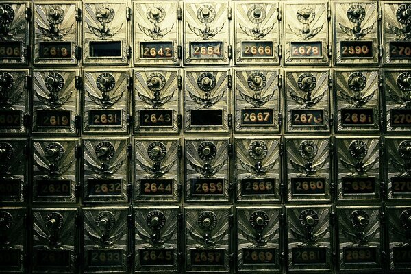 Vintage почтовые ящики