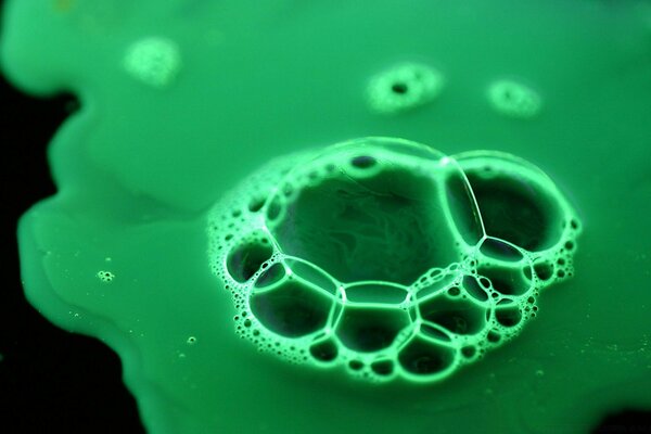 Пузыри зеленый