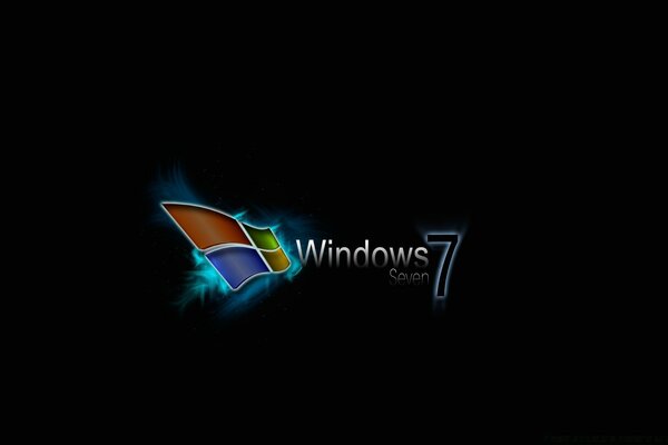Windows Seven черный