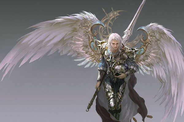 Ангел воин с мечом