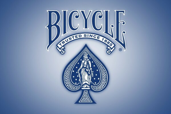 Игральные карты велосипедов синий 1