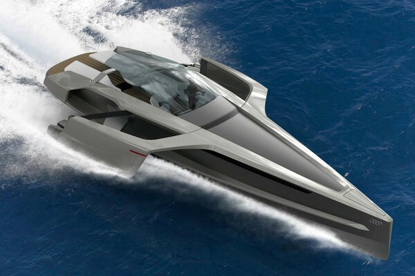 Моторная лодка Audi прототип