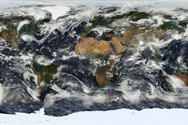 Карта Спутниковое мир