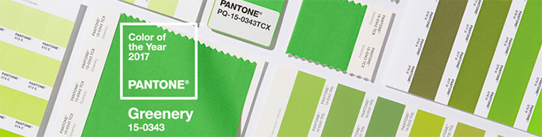 зеленый цвет от института Pantone