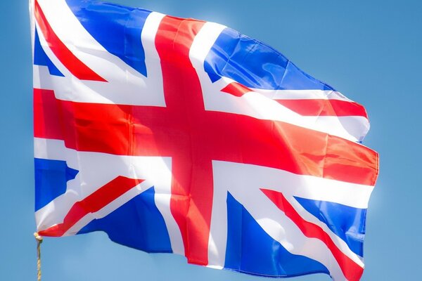 флаг великобритания англия обои небо ветер свет