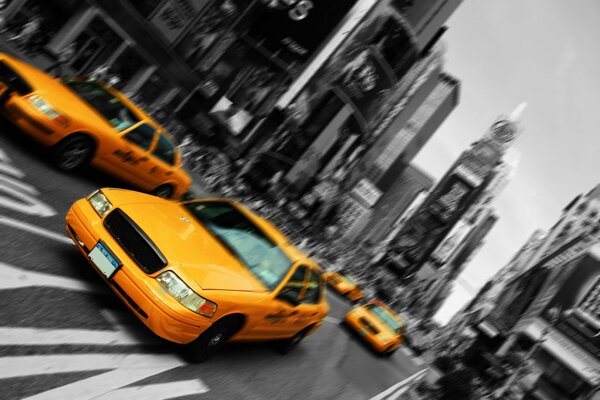 такси нью-йорк нью-йорке дорога