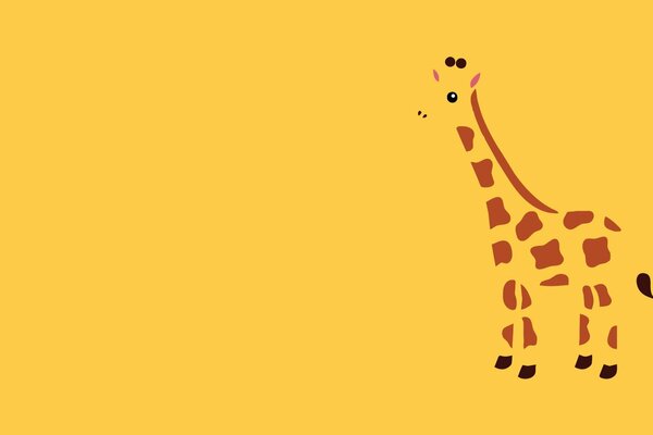минимализм животное жираф