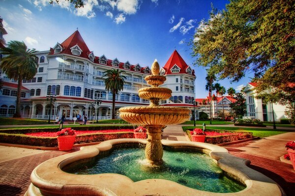 диснея великий флоридский курорт мир уолта диснея уиндермир флорида диснейуорлд курорт фонтан