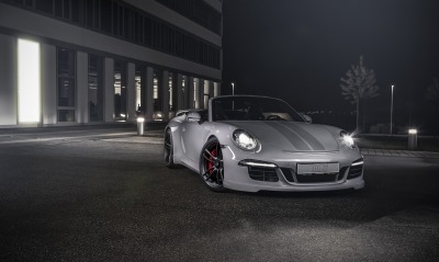 Porsche 911 ночь мрак
