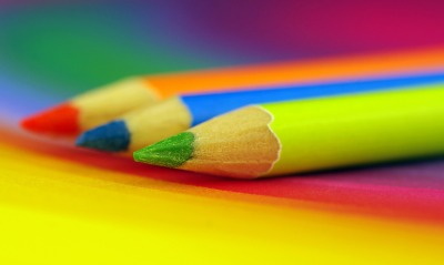 цветные карандаши позитив радуга