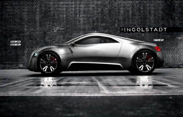 Обои Concept, Ingolstadt, Audi, черный