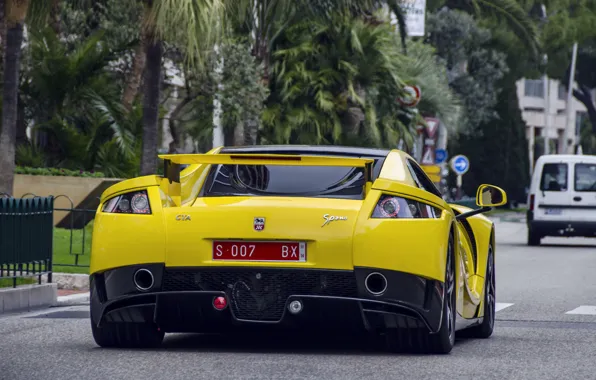 Обои supercar, Spania, GTA, yellow, Spano
