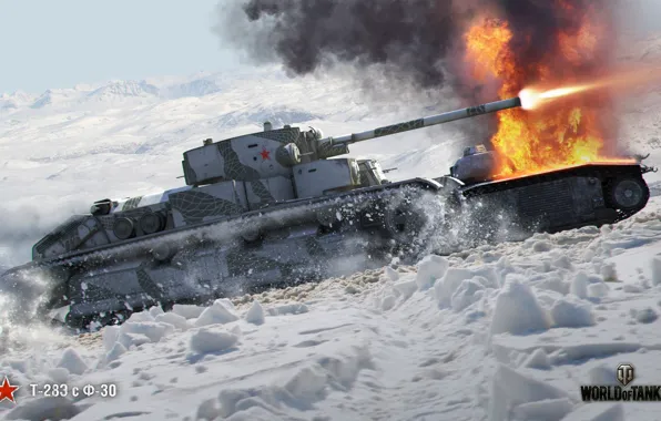 Обои WoT, Мир танков, советский, World of Tanks, Wargaming, танк, Art, Т-28Э