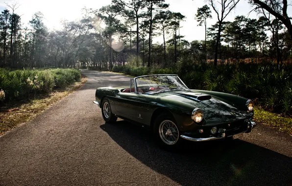 Обои 1961, феррари, SWB, Cabriolet, Ferrari, 400, Superamerica