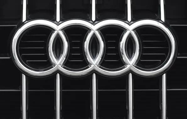 Обои знак, решетка, эмблема, Audi