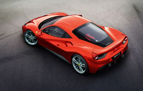 Обои 488, 2015, Ferrari, GTB, феррари