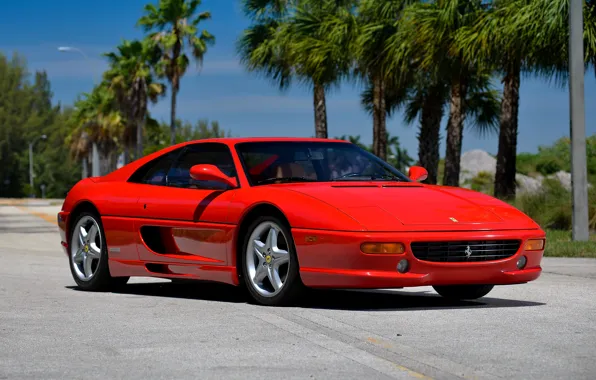 Обои феррари, F355, 1994, суперкар, GTS, Ferrari
