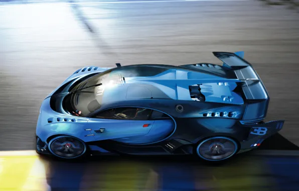 Обои Vision, race, Gran Turismo, hypercar, Bugatti