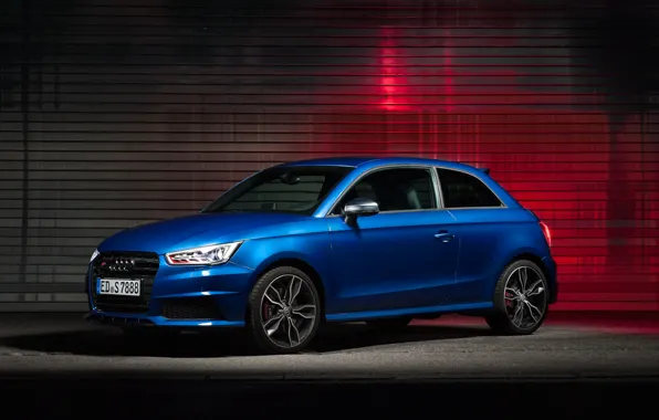 Обои синяя, blue, Audi