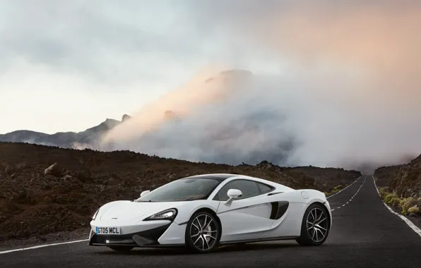 Обои McLaren, 570GT, auto, суперкар, белый, автомобиль, white
